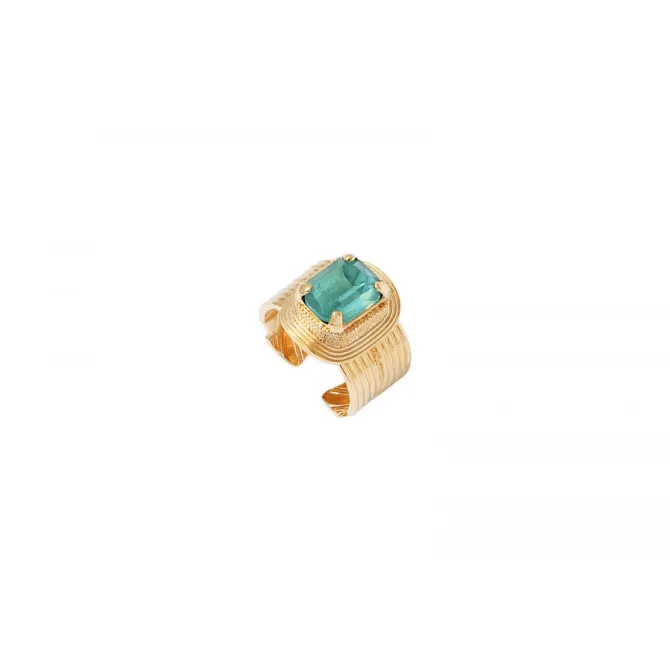 Adjustable Sun Ring - Turquoise