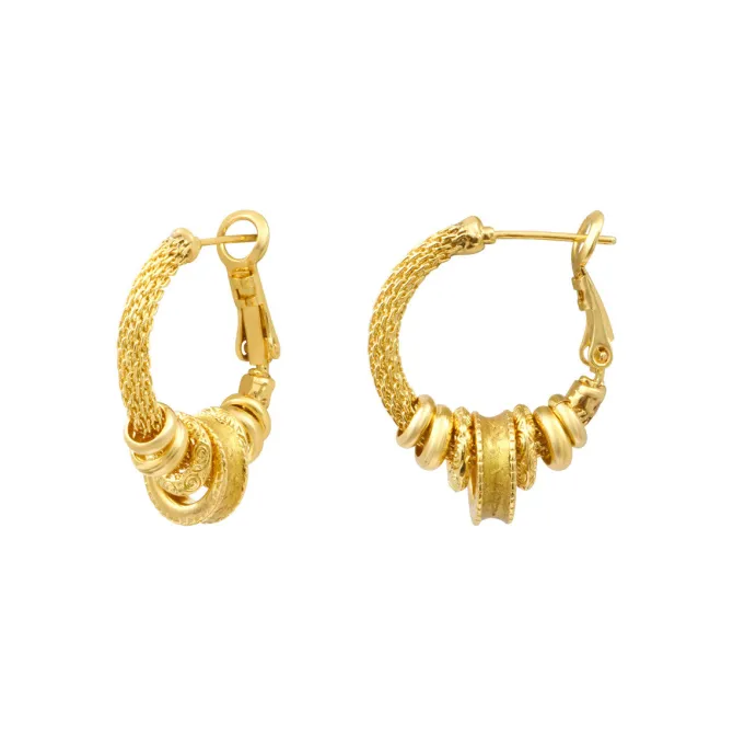 Alicudi hoop earrings - gold