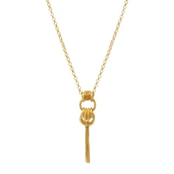 Alicudi long necklace - gold