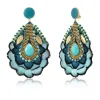 Alizia clip-on earrings - blue