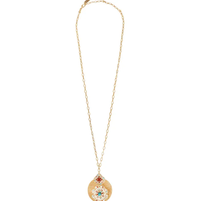 Angelique long necklace - multicoloured