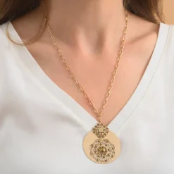 Angelique long necklace - gold
