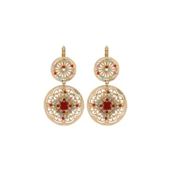Angelique sleeper earrings - multicoloured