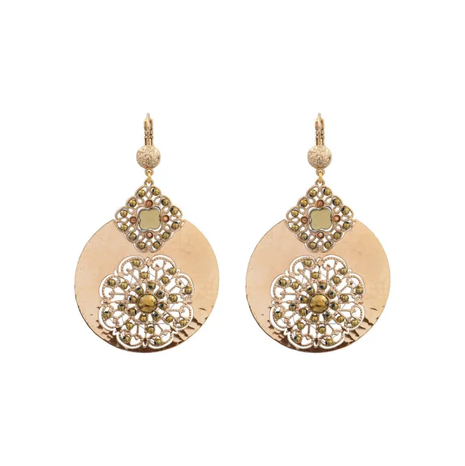 Angelique sleeper earrings - gold