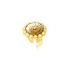 Angèle round ring - gold