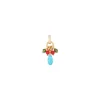 Annella fine pendant necklace - multicolor