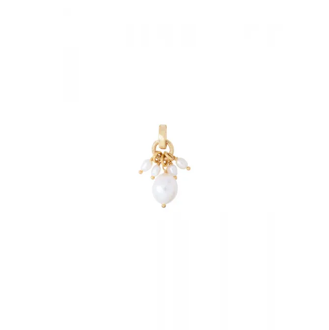 Annella fine pendant necklace - white pearl