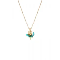 Annella fine pendant necklace - green