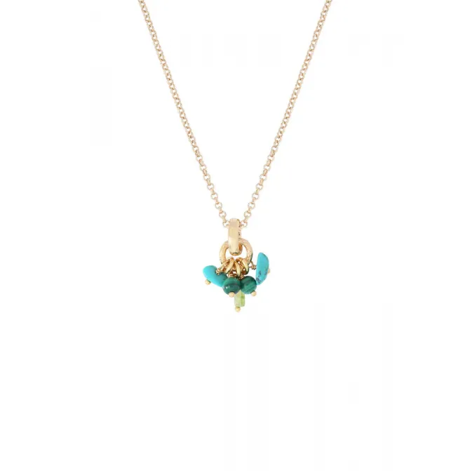 Annella fine pendant necklace - green