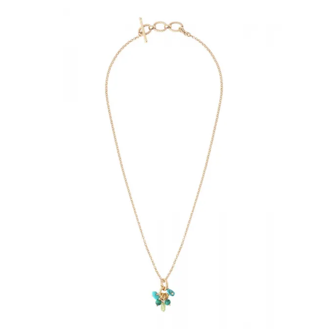 Annella fine pendant necklace - green
