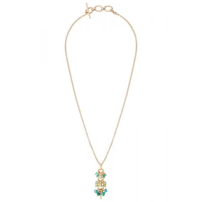 Annella pendant necklace - green