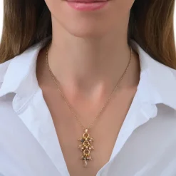 Annella pendant necklace - gold