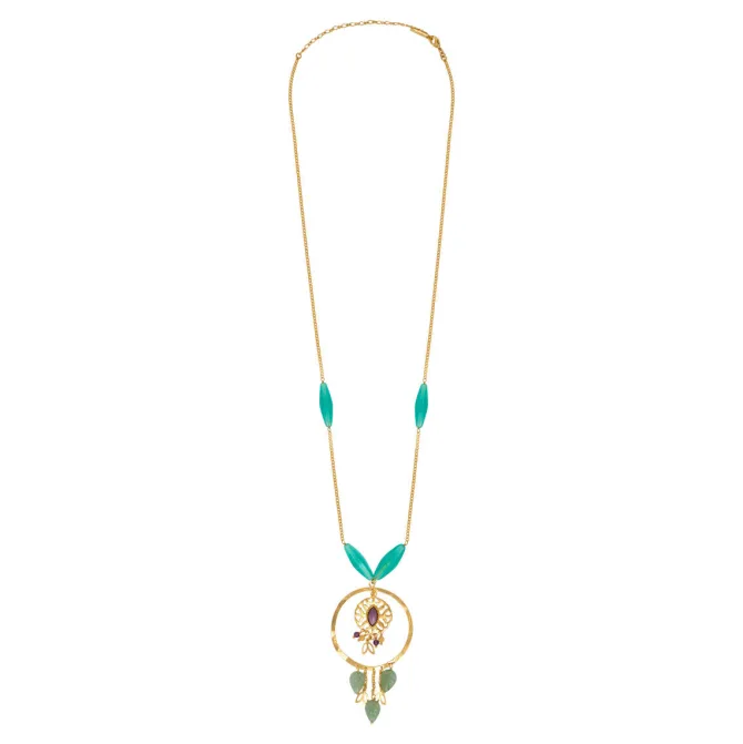 Arizona Dream long necklace - green