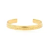 Ashanti medium adjustable bangle bracelet – gold