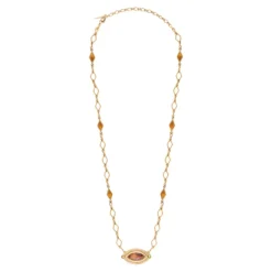 Atria Adjustable Pendant Necklace - Tortoiseshell