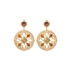 Atria clip-on earrings - tortoiseshell