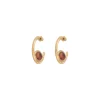 Atria hoop earrings - tortoiseshell
