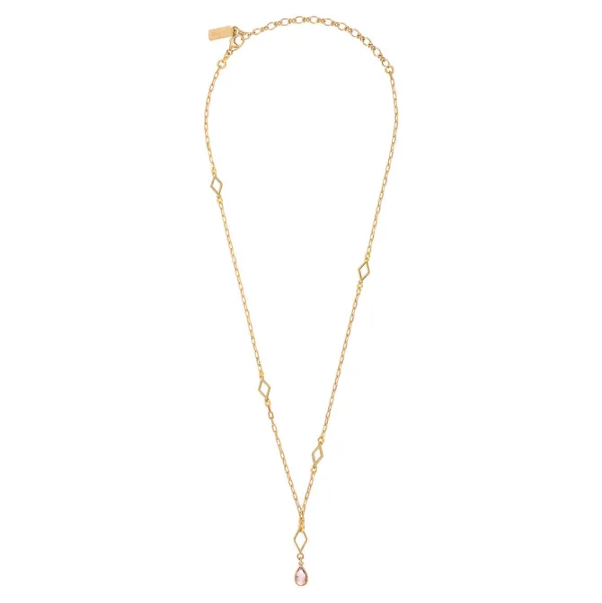 Atria pendant necklace - pink
