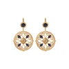 Atria sleeper earrings - blue