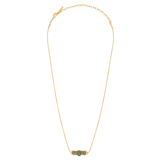 Avola pendant necklace - green