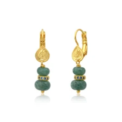 Avola sleeper earrings - blue