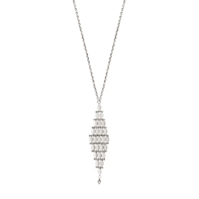 Babylon Adjustable Pendant Necklace - Silver