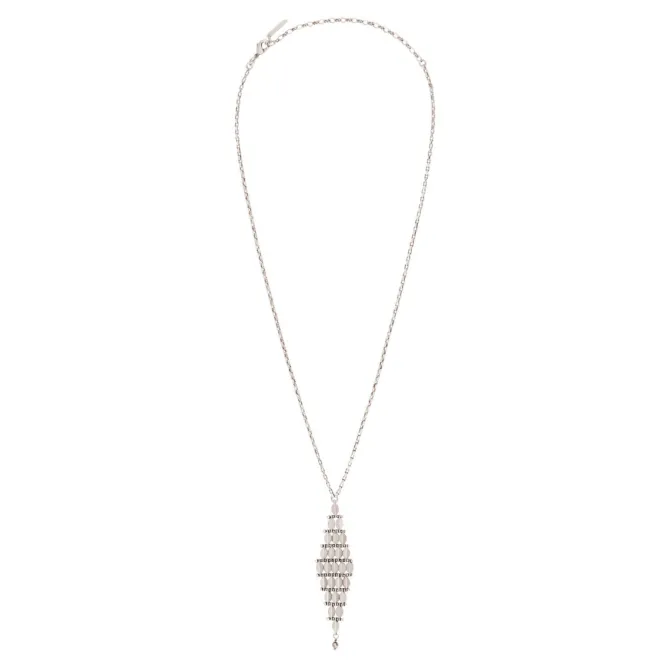 Babylon Adjustable Pendant Necklace - Silver