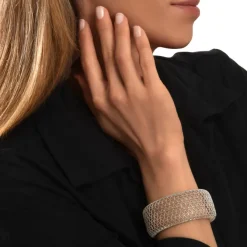 Betty cuff bracelet - silver