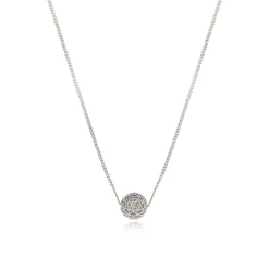 Betty Delicate Pendant Necklace - Silver
