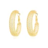 Betty hoop earrings - gold