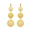 Betty long sleeper earrings - gold