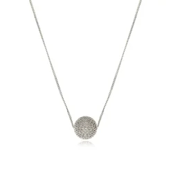 Betty pendant necklace - silver