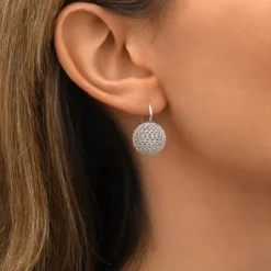 Betty sleeper earrings - silver