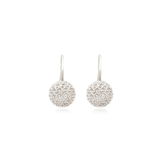 Betty small sleeper earrings - silver