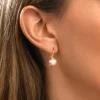 Byzance sleeper earrings – pearl