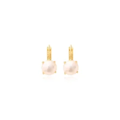 Byzance sleeper earrings – pearl