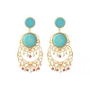 Capraia clip-on earrings - turquoise