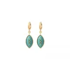 Capraia hoop earrings - turquoise