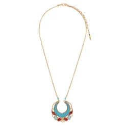 Capraia pendant necklace - turquoise
