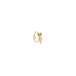 Capraia thin clip-on earrings - white