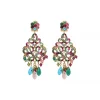 Chiara pierced stud earrings - multicoloured