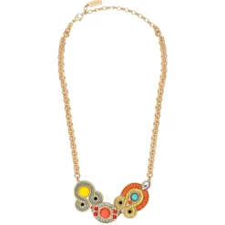 Circus Adjustable Short Chain Necklace - Green