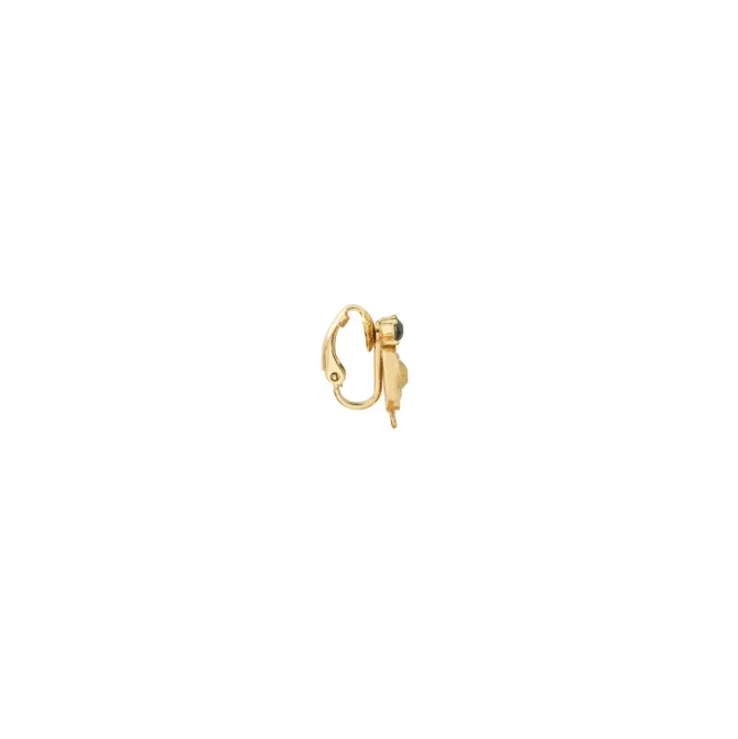 Circus clip-on earrings - green