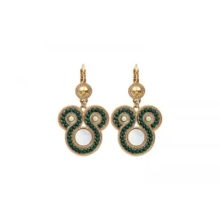 Circus sleeper earrings - blue