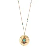 Claudia Adjustable Pendant Necklace - Multicolored