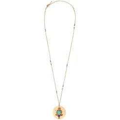 Claudia Adjustable Pendant Necklace - Multicolored