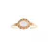 Claudia bangle bracelet - white