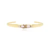Dakota adjustable bangle bracelet - pearl