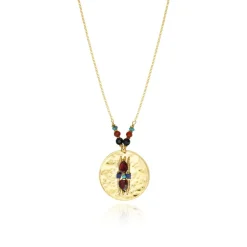 Dakota Adjustable Pendant Necklace - Multicolored