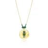 Dakota Adjustable Pendant Necklace - Green